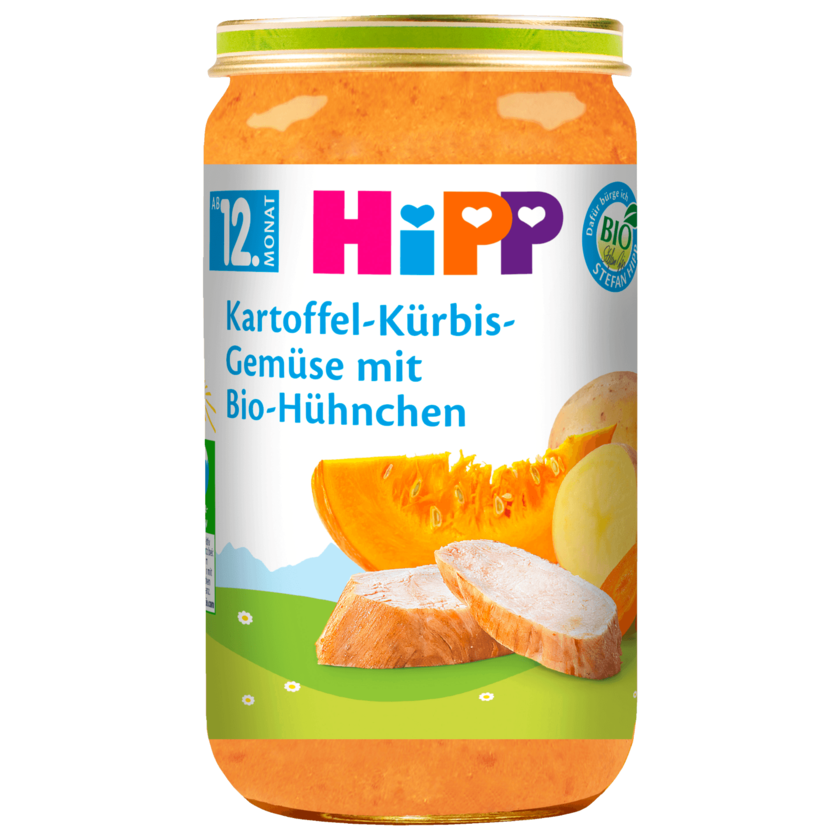 Hipp Kartoffel-Kürbis-Gemüse mit Bio-Hühnchen 250g